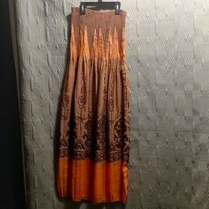 Lapis strapless dress